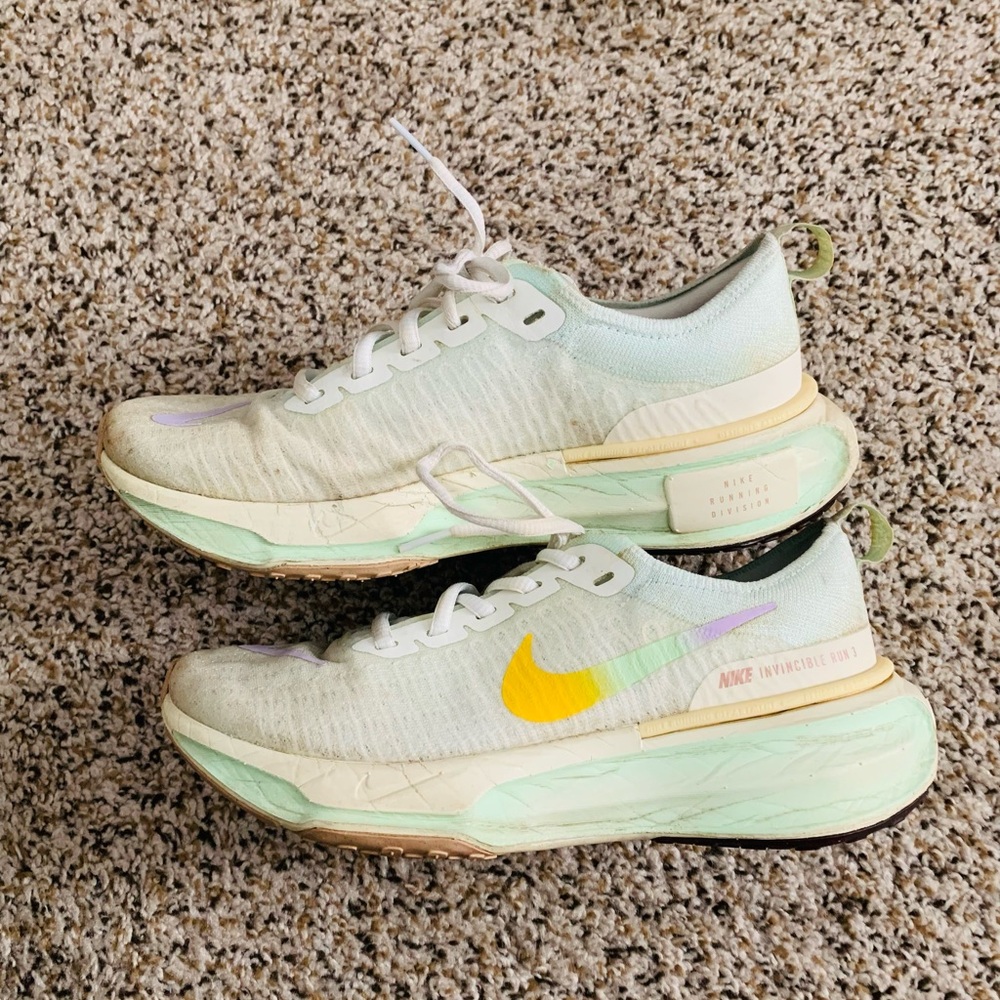 Nike Sneakers with Yellow and Light Green Accents